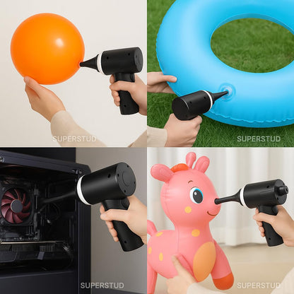 DDN_R_ Car Vacuum Cleaner 3 in 1 with 3 Attachments & Blower | Cordless Handheld Vacuum Cleaner for Wet & Dry Cleaning for Home/Office/Car/Keyboard/Travel/Sofa/Office