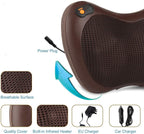 Shiatsu Massage Pillow – Melt Away Neck & Back Tension