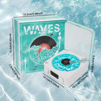 Retro Waves Bluetooth Speaker Clock