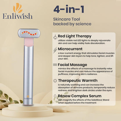 Red Light Therapy Facial Wand