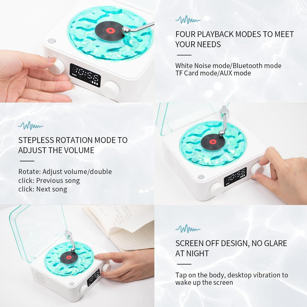 Retro Waves Bluetooth Speaker Clock