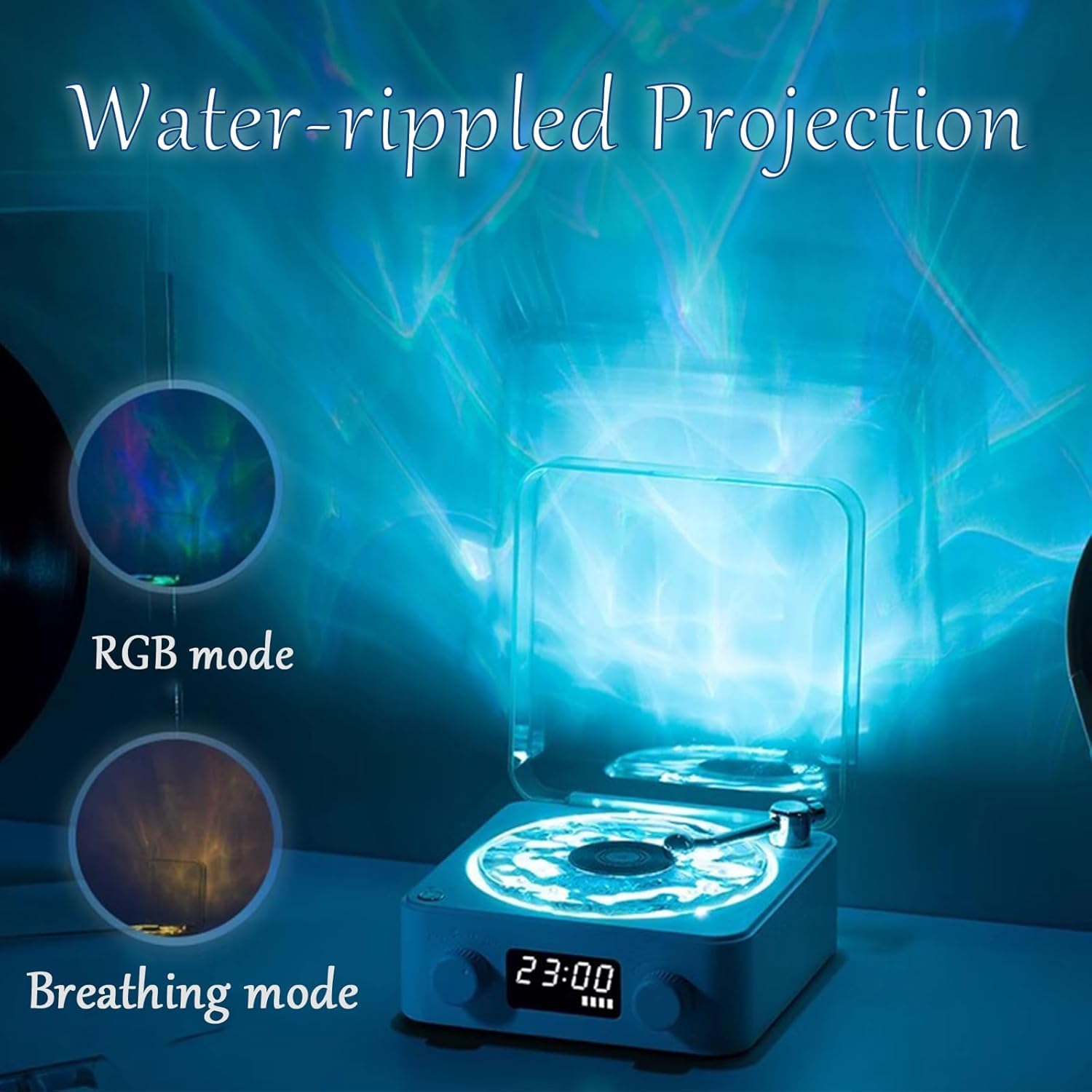 Retro Waves Bluetooth Speaker Clock