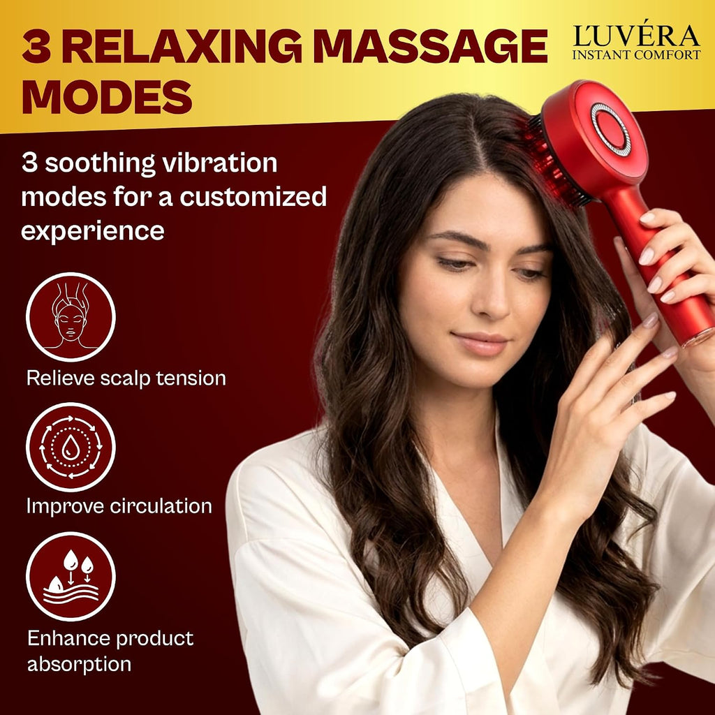 Red Light Scalp Massager