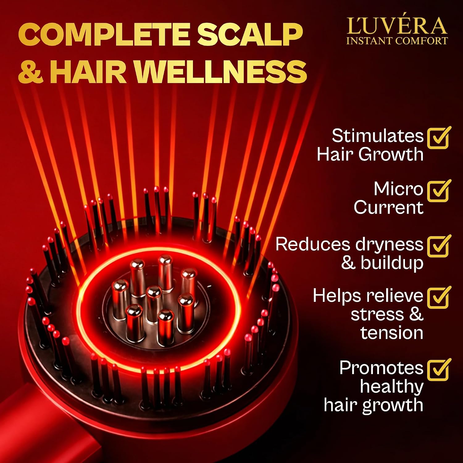 Red Light Scalp Massager