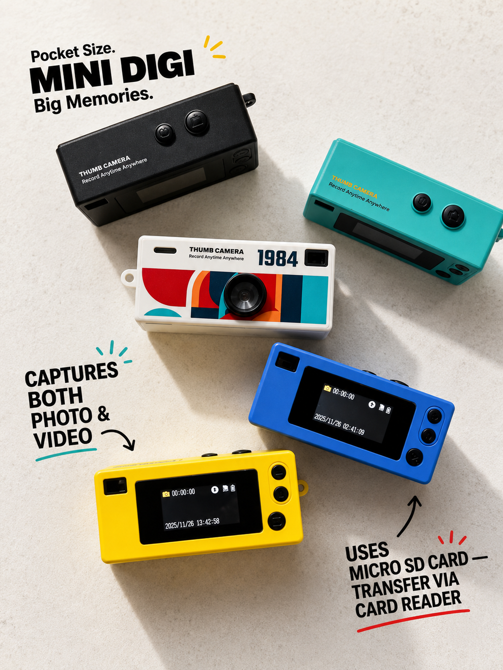 Mini Keychain 1080P HD Camera