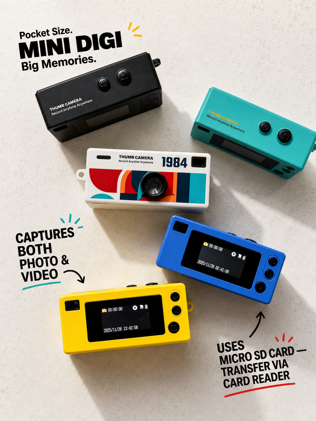 Mini Keychain 1080P HD Camera