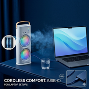 Mezzo Mini Air Cooler with Mist & LED ❄️💡 | Portable Cooling Fan