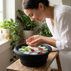 Collapsible Silicone Facial Ice Bath Bowl for Refreshing Skincare Routines