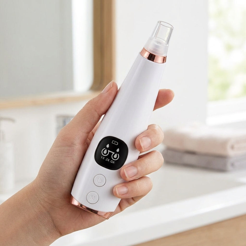 6-in-1 Handheld Vacuum Blackhead Remover and Pore Cleansing Tool